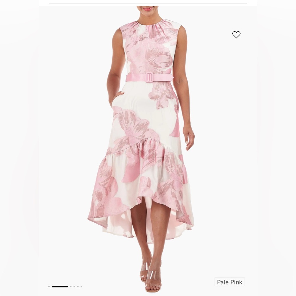 Kay Unger Beatrix Floral Organza Midi-Dress (NWT)